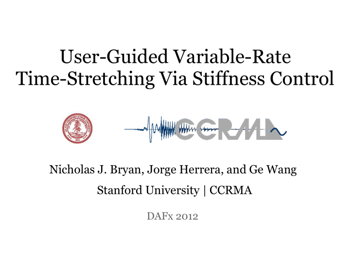 user guided variable rate