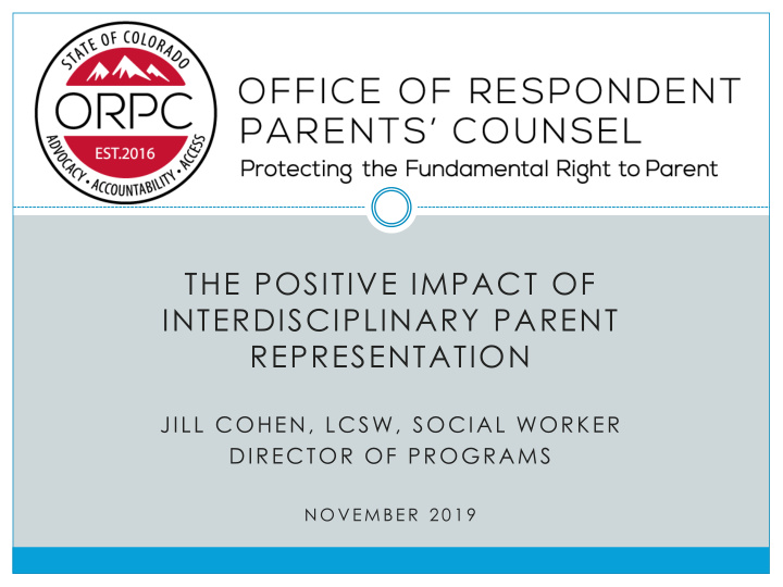 the positive impact of interdisciplinary parent