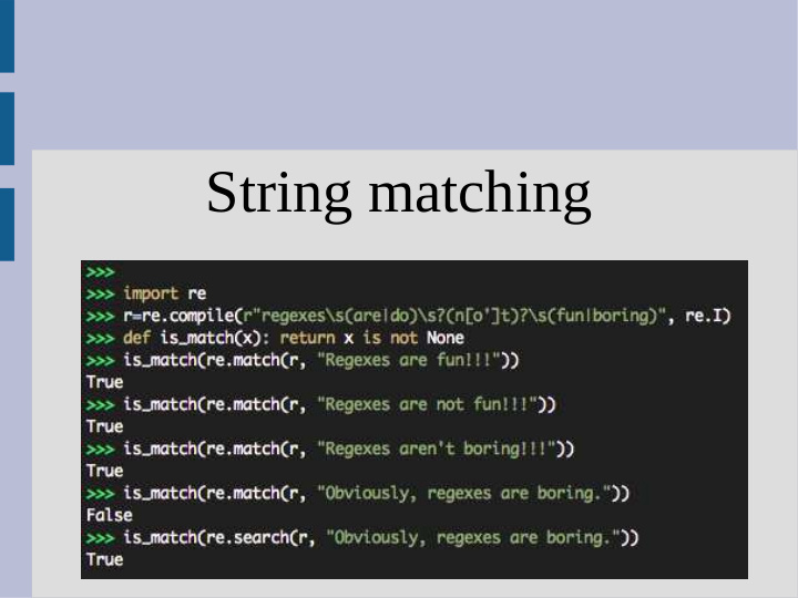 string matching