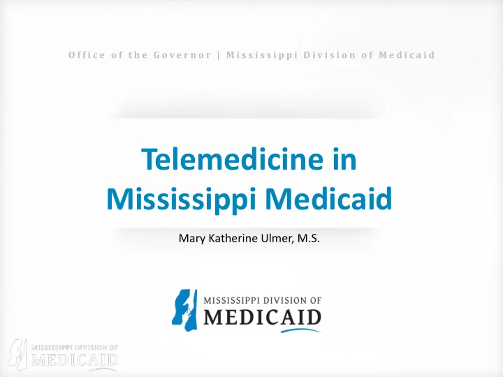 telemedicine in