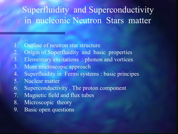 superfluidity and superconductivity in nucleonic neutron