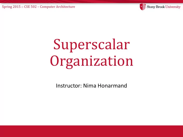 superscalar