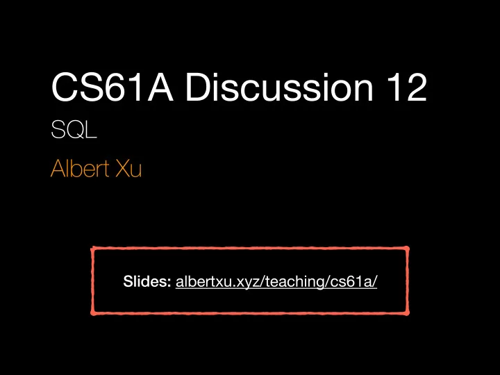 cs61a discussion 12
