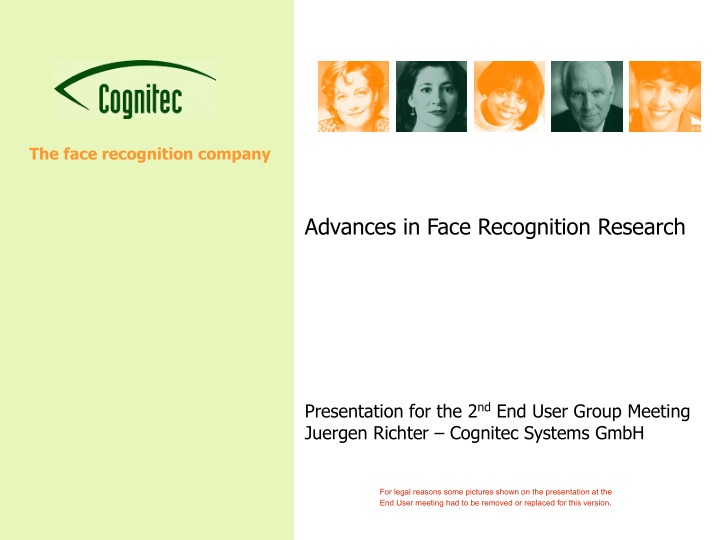 advances in face recognition research
