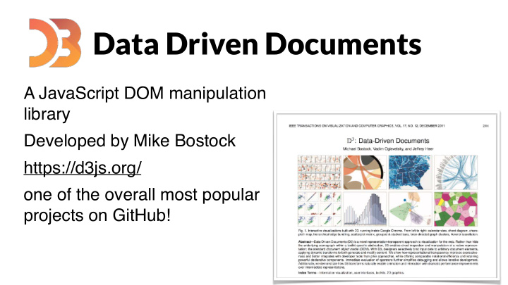 data driven documents