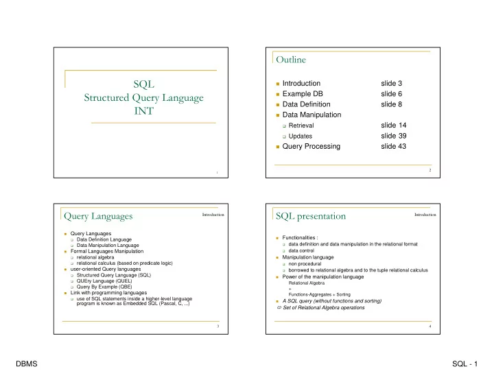 introduction slide 3 example db slide 6