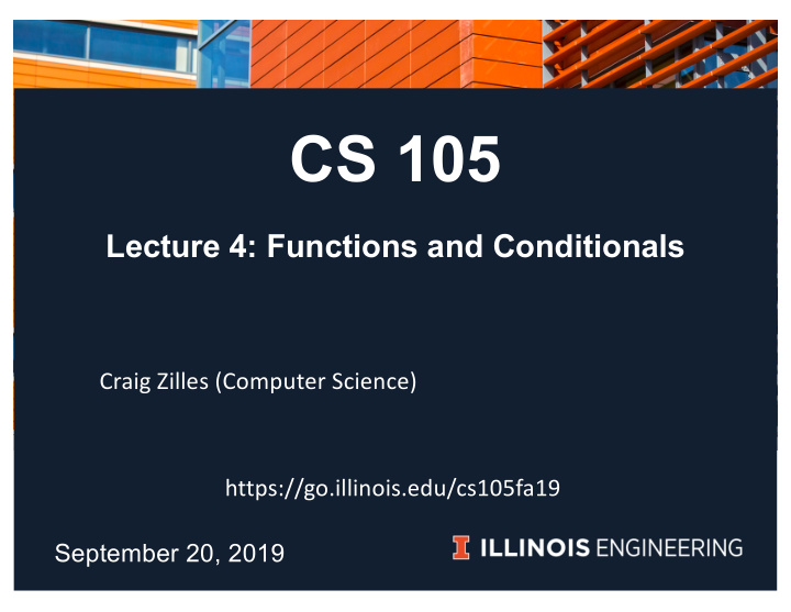 cs 105