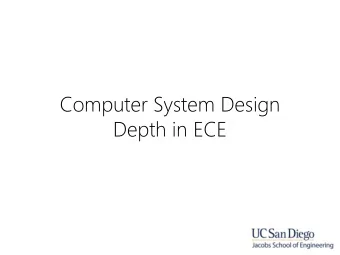 Computer System Design  Depth in ECE  Computer System Design Depth  Qualcomm Snapdragon 845 Mobile