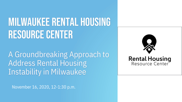 milwaukee rental housing resource center