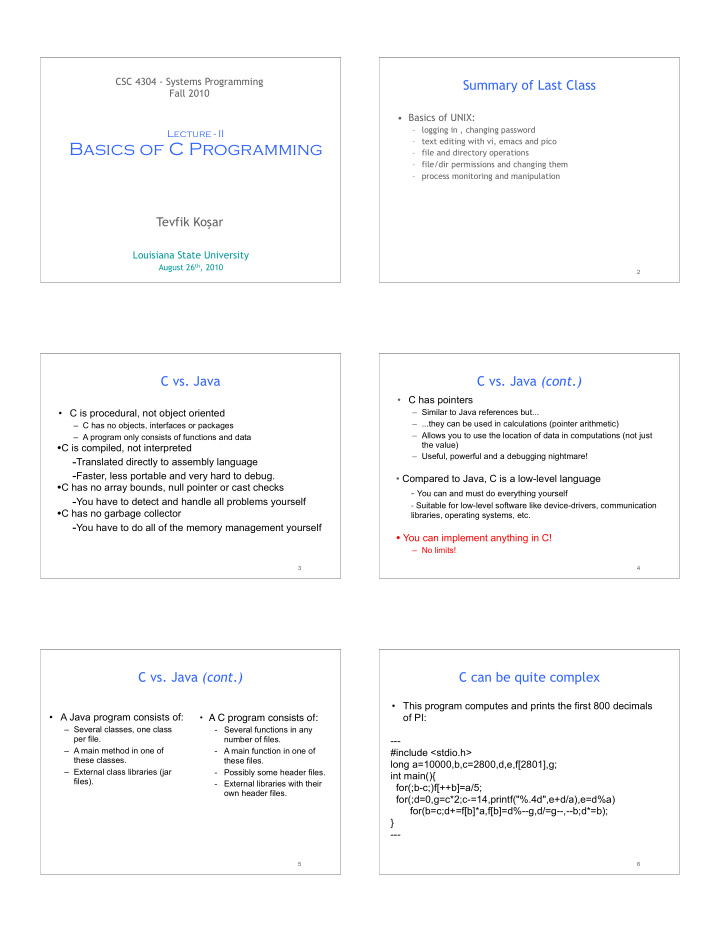 basics of c programming