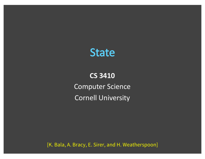 cs 3410 computer science cornell university