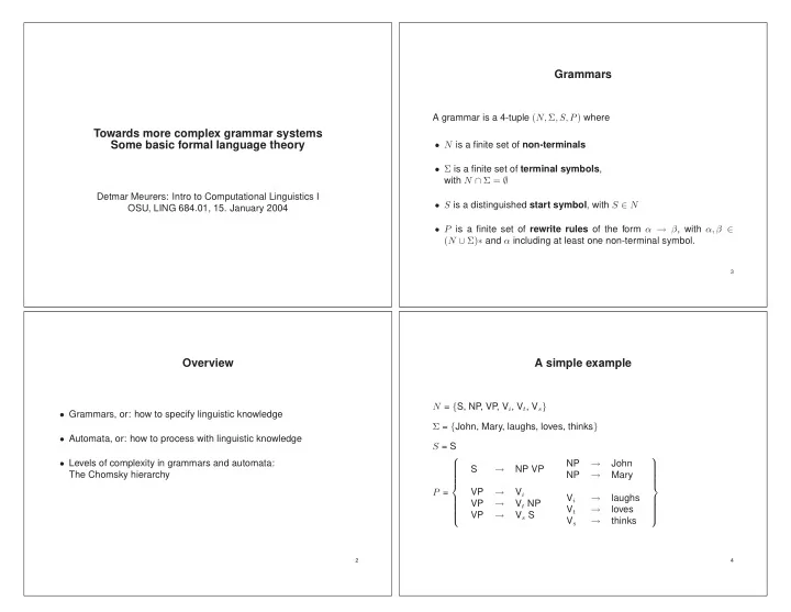 grammars
