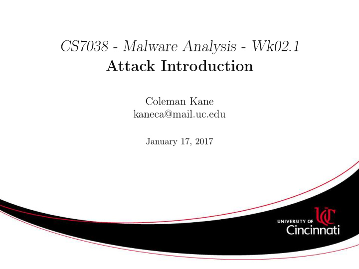 cs7038 malware analysis wk02 1 attack introduction