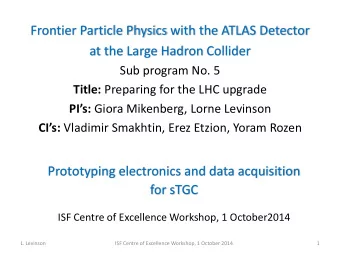 Frontier Particle Physics with the ATLAS Detector  at the Large Hadron Collider  Sub program No. 5