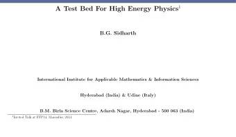 Abstract  We briefly comment upon the parallel between graphene and high energy fermions