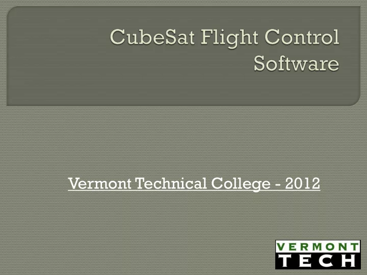 vermont technical college 2012 1 test our ada spark