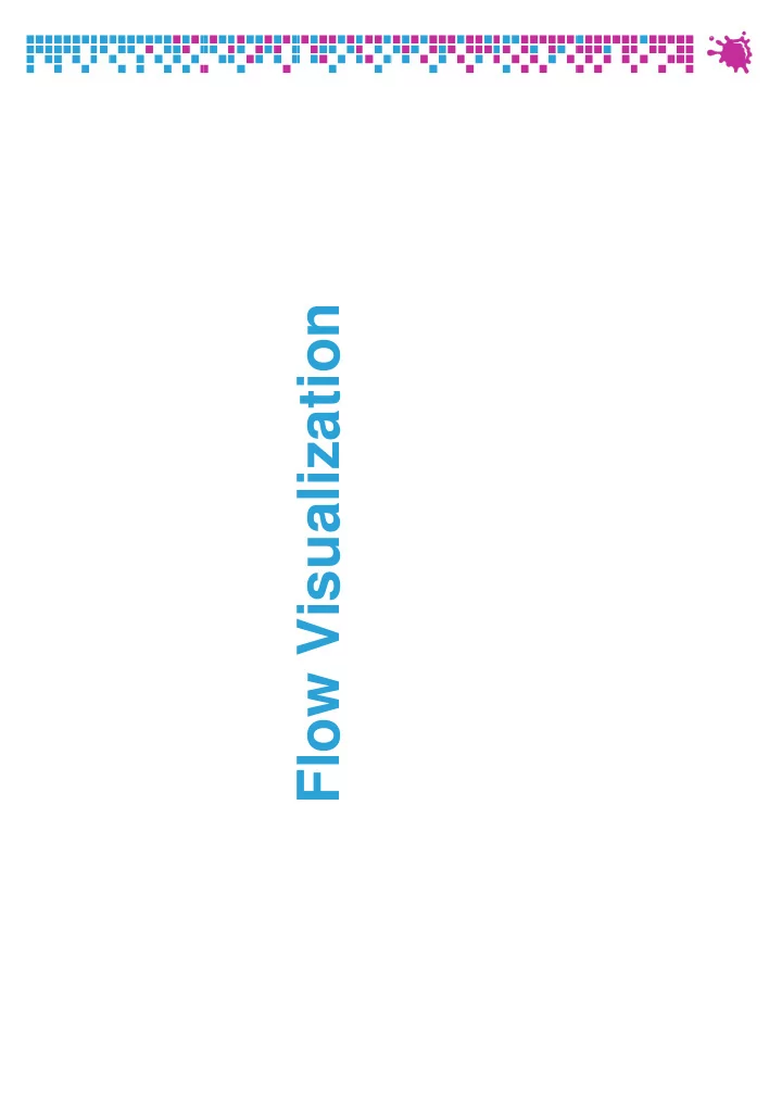 flow visualization overview flow visualization 1