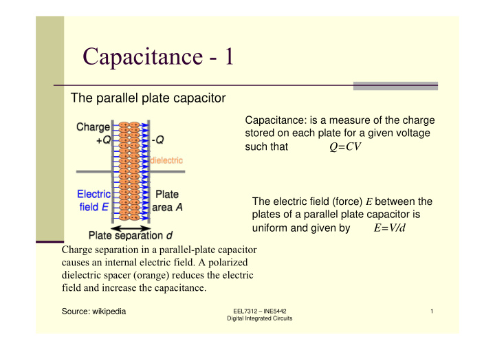 capacitance 1