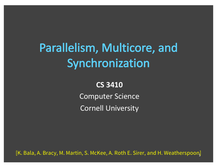 cs 3410 computer science cornell university