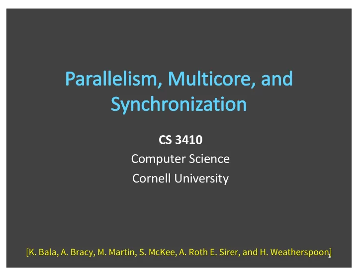 cs 3410 computer science cornell university