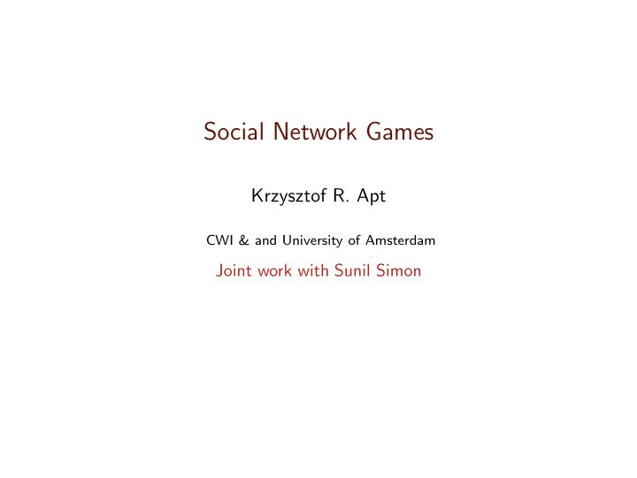 social network games