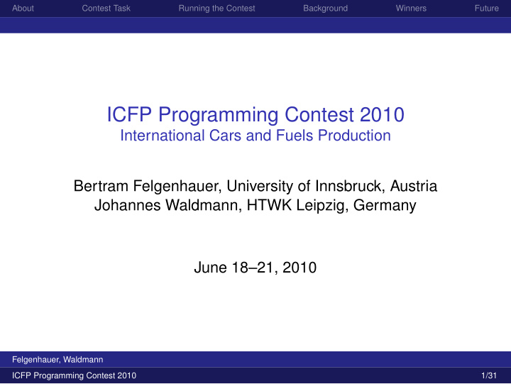 icfp programming contest 2010