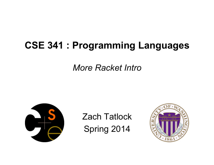 cse 341 programming languages