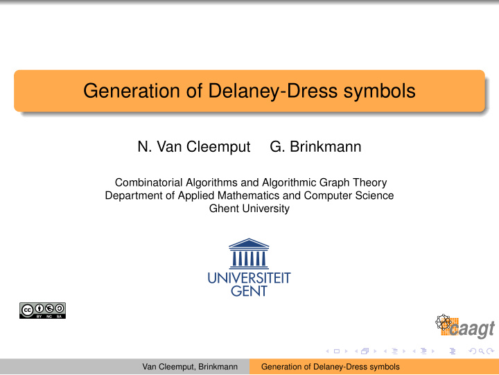 generation of delaney dress symbols