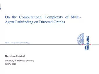 On the Computational Complexity of Multi-  Agent Pathfinding on Directed Graphs