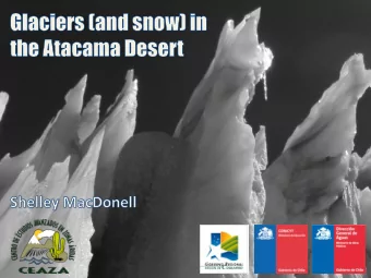 CECS-DGA: National Glacier Strategy  Driving research questions:  What is the contribution of the