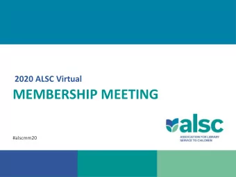 MEMBERSHIP MEETING  #alscmm20  Using the Chat Tool  Click the chat icon on the  bottom of your