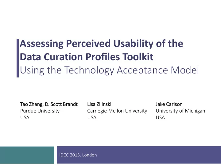 assessing perceived usability of the