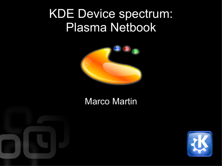 kde device spectrum plasma netbook