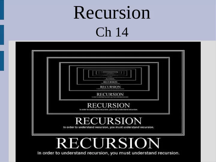 recursion