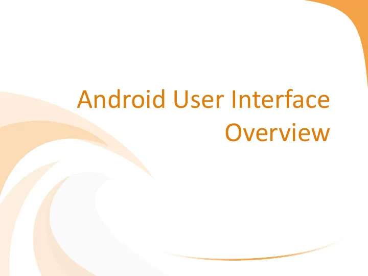 overview what is gui