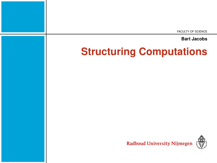 structuring computations