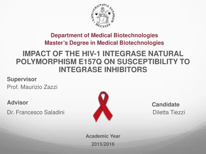 master s degree in medical biotechnologies impact of the