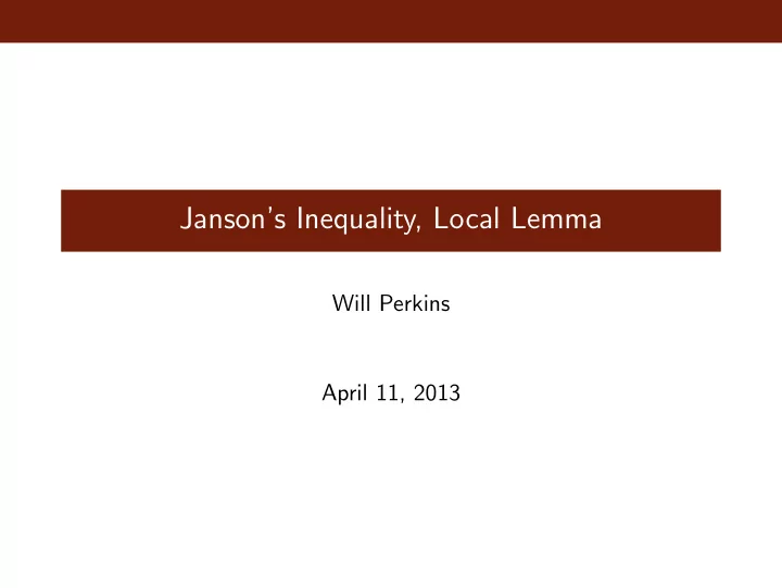janson s inequality local lemma