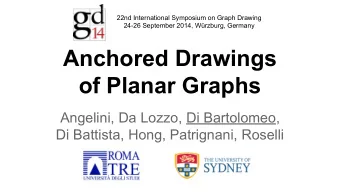 Anchored Drawings  of Planar Graphs  Angelini, Da Lozzo, Di Bartolomeo,  Di Battista, Hong,
