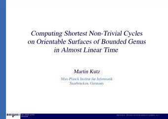 Computing Shortest Non-Trivial Cycles  on Orientable Surfaces of Bounded Genus  in Almost Linear