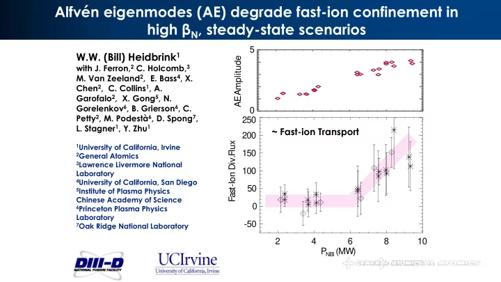 high n steady state scenarios