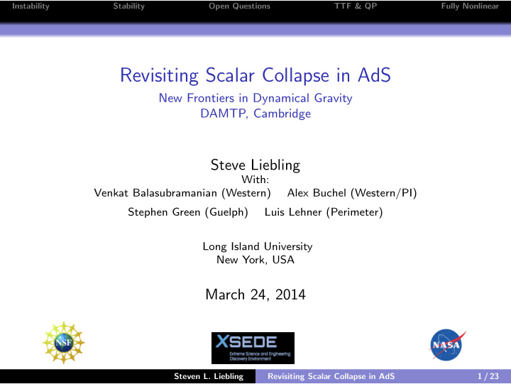 revisiting scalar collapse in ads