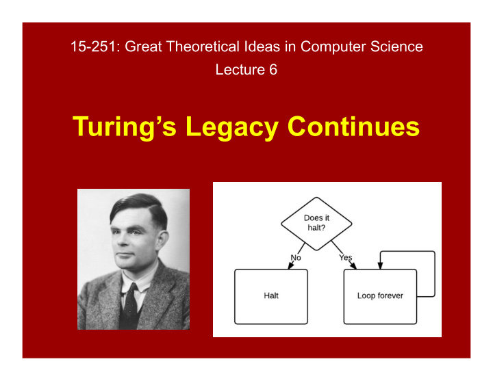 turing s legacy continues