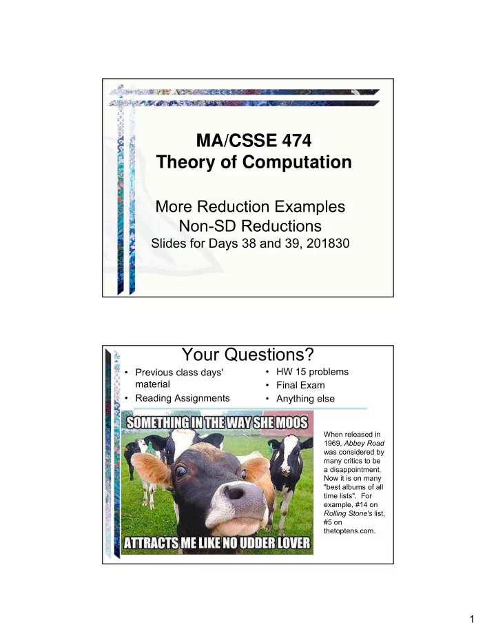 ma csse 474 theory of computation