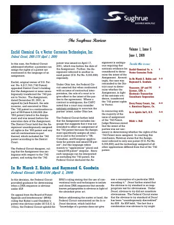 Federal Circuit, 2008-1170 (April 1, 2009)  signment is ambigu-  patent was issued on April 17,