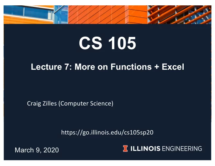 cs 105