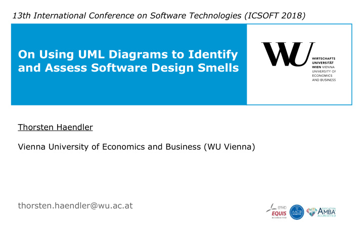 on using uml diagrams to identify and assess software