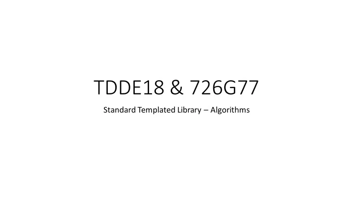 tdde18 726g77