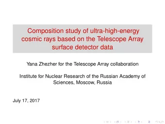 Composition study of ultra-high-energy  cosmic rays based on the Telescope Array  surface detector