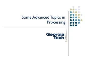 Some Advanced Topics in  Processing  Getting Stuff In and Out of Processing   Exporting your